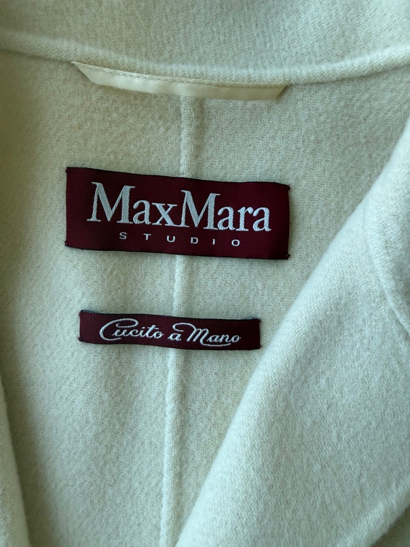 MAX MARA STUDIO | Mantel | Gr. 40 | Vanille