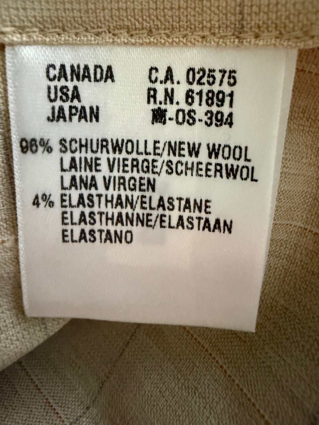 ESCADA | Kostüm Blazer & Bleistiftrock | Gr. 38 | Sandbeige
