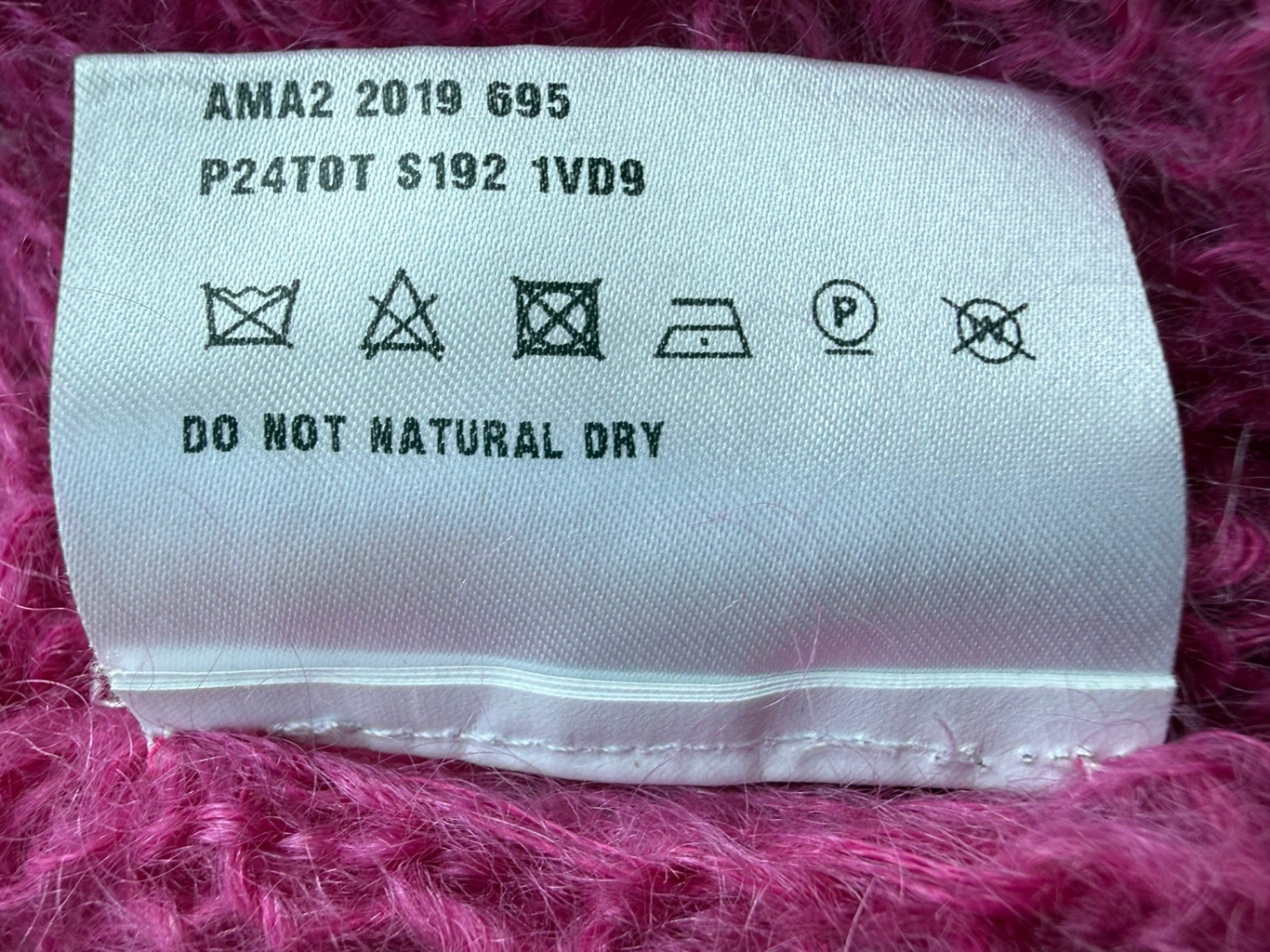 PRADA | Mohair-Pullover | Gr. 38 | Fuchsia / Hot Pink