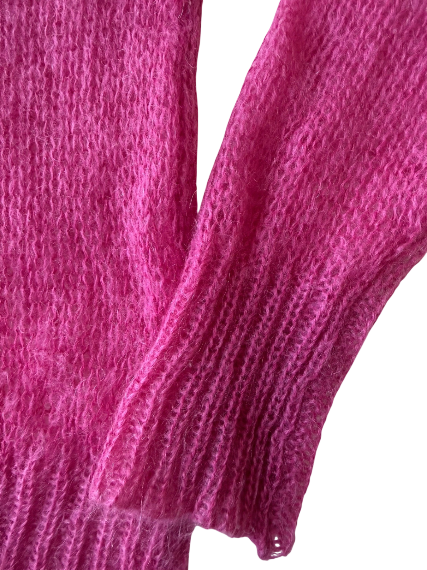 PRADA | Mohair-Pullover | Gr. 38 | Fuchsia / Hot Pink