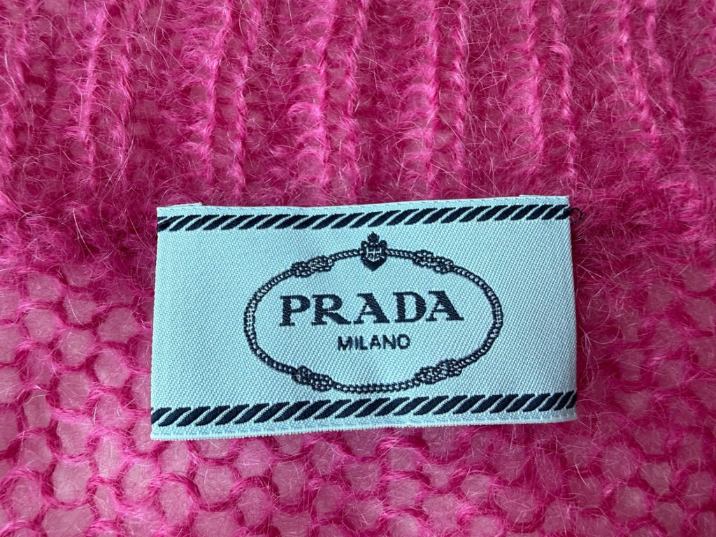 PRADA | Mohair-Pullover | Gr. 38 | Fuchsia / Hot Pink