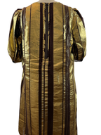 SEE BY CHLOÉ | Kleid | M (38/40) | Gold, Schokobraun