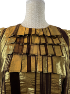 SEE BY CHLOÉ | Kleid | M (38/40) | Gold, Schokobraun