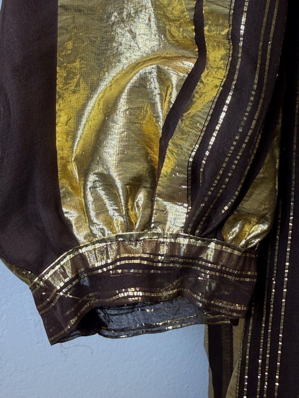 SEE BY CHLOÉ | Kleid | M (38/40) | Gold, Schokobraun