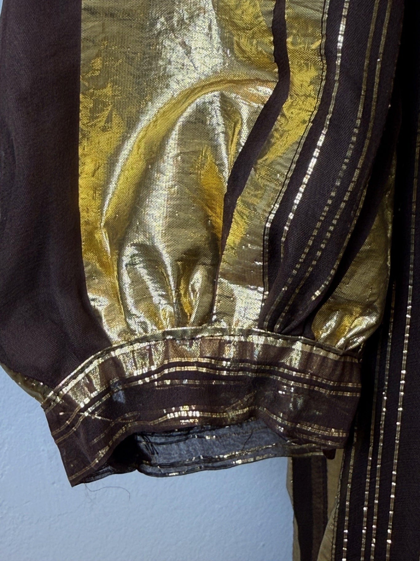 SEE BY CHLOÉ | Kleid | M (38/40) | Gold, Schokobraun