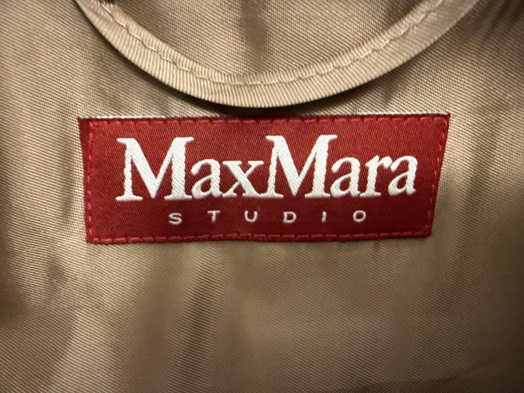 MAX MARA STUDIO | klassischer Mantel | Gr. 40 | Camel