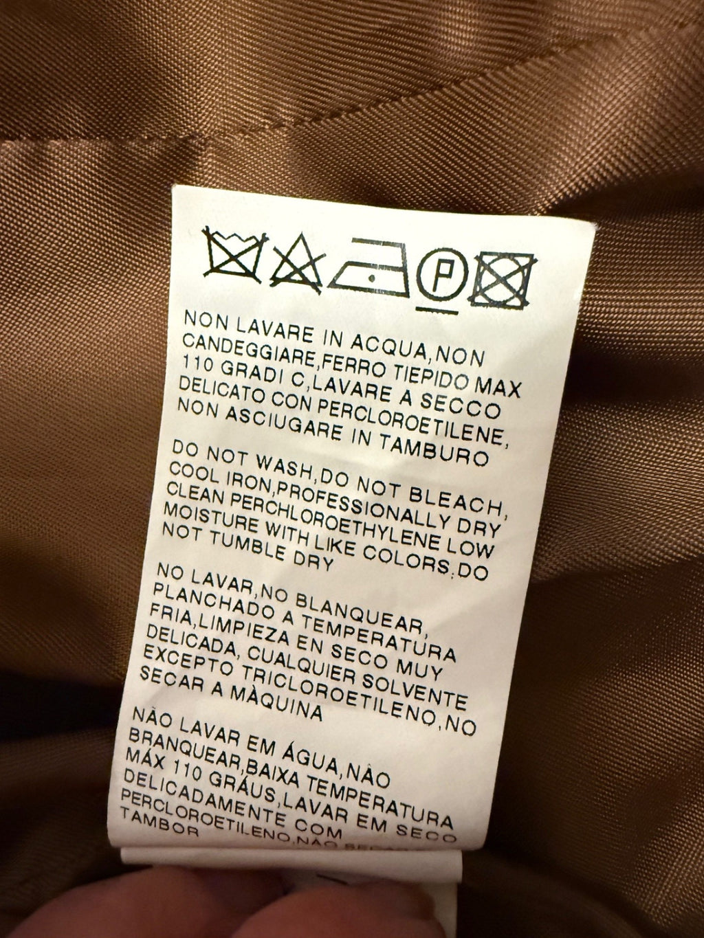 MAX MARA STUDIO | klassischer Mantel | Gr. 40 | Camel