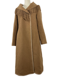 SPORTMAX (Max Mara) | Mantel mit Fransen | Gr. 38 | Camel