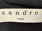 SANDRO PARIS | Cocktailkleid | Gr. 3 (ca. 38) | Gold, Silber Metallic