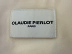 CLAUDIE PIERLOT | Pailletten-Kleid | Gr. M (38/40) |Écru