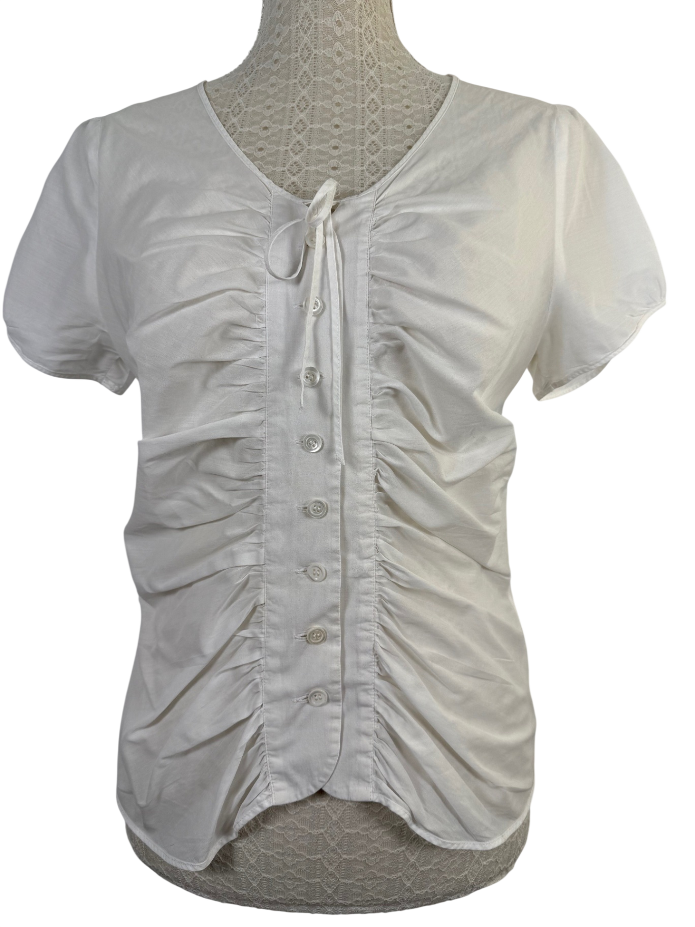 RENÉ LEZARD | Bluse | Gr. 38 | Weiß