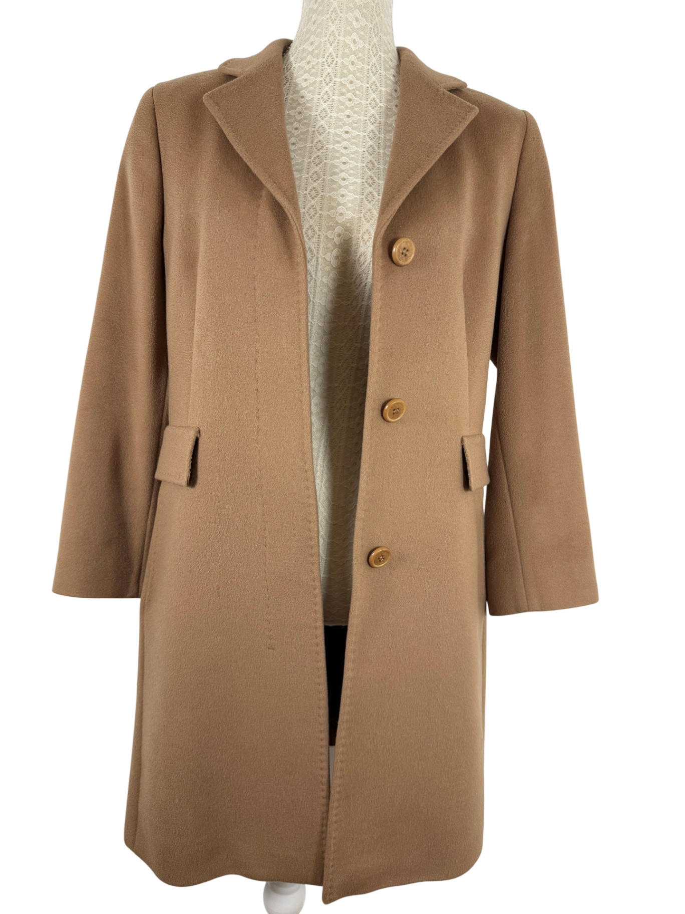 MAX MARA STUDIO | klassischer Mantel | Gr. 40 | Camel