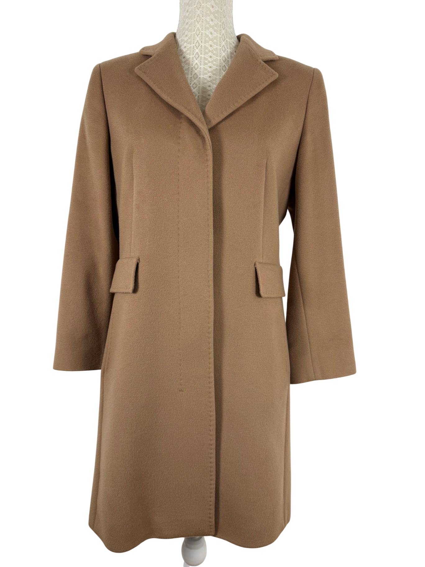 MAX MARA STUDIO | klassischer Mantel | Gr. 40 | Camel