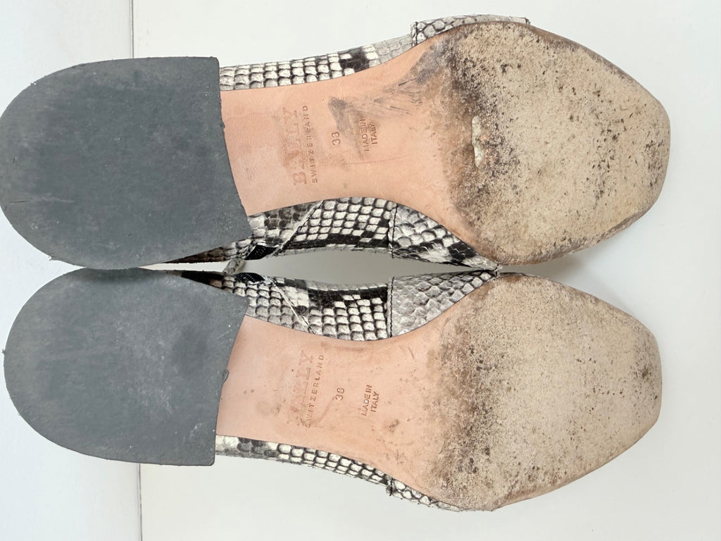 BALLY | Schuhe | 38 |Grau-Schwarz-Creme