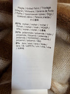 MAX MARA | Mohair-Pullover gestreift | Gr. XL | Creme, Camel, Braun