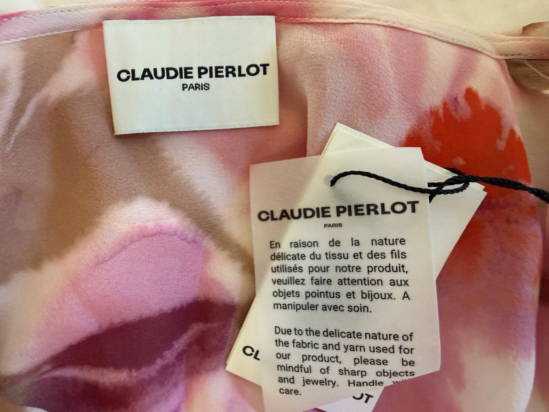CLAUDIE PIERLOT | Seidenbluse | Gr. 38 |