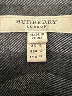 Burberry London | Kleid | IT 44 |Grau, Schwarz, Weiß