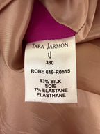 Tara Jarmon Seidenkleid Fuchsia in Gr. 42