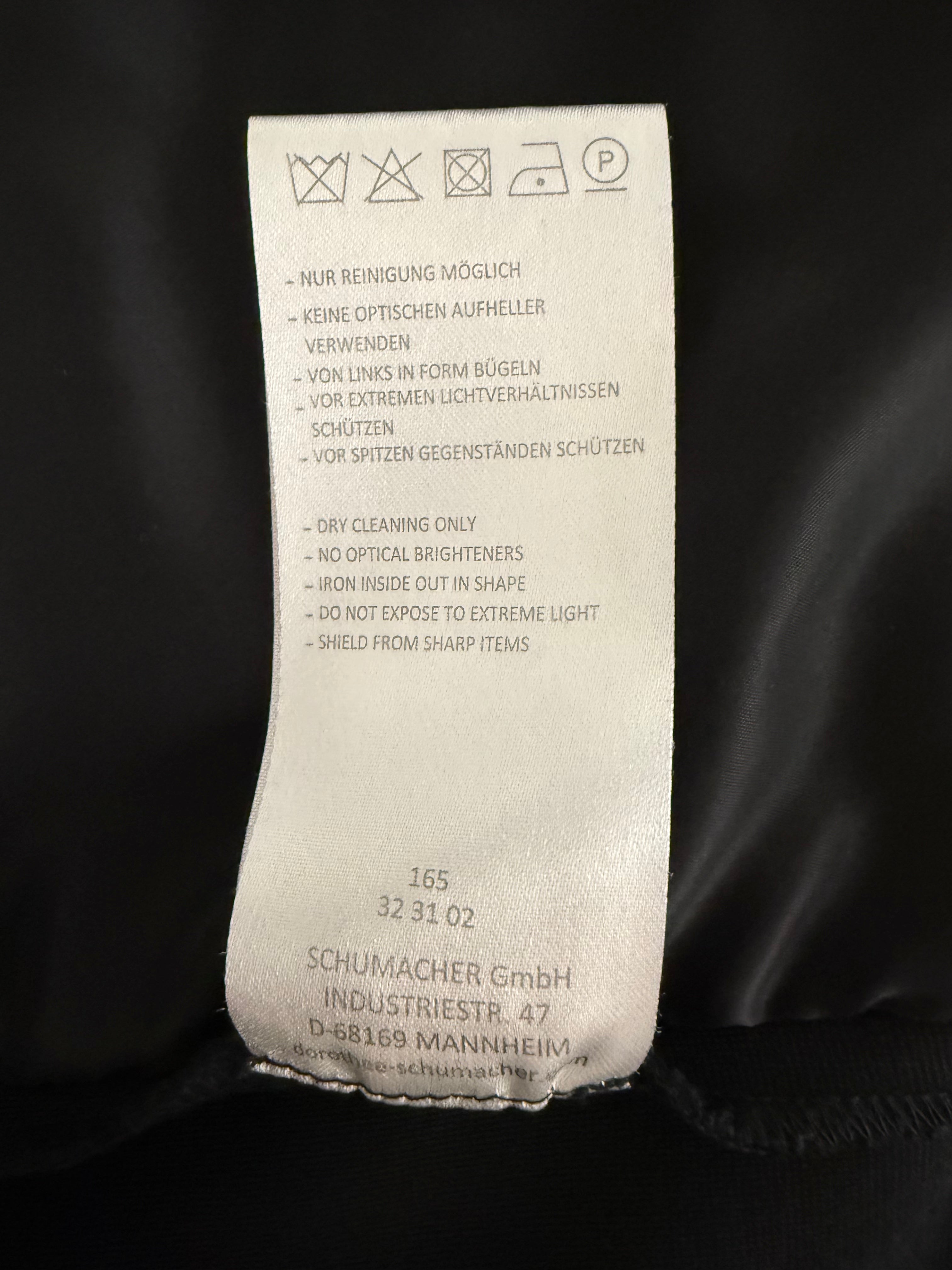 Dorothee Schumacher Blazer Hosenanzug Punto Milano schwarz Second Hand