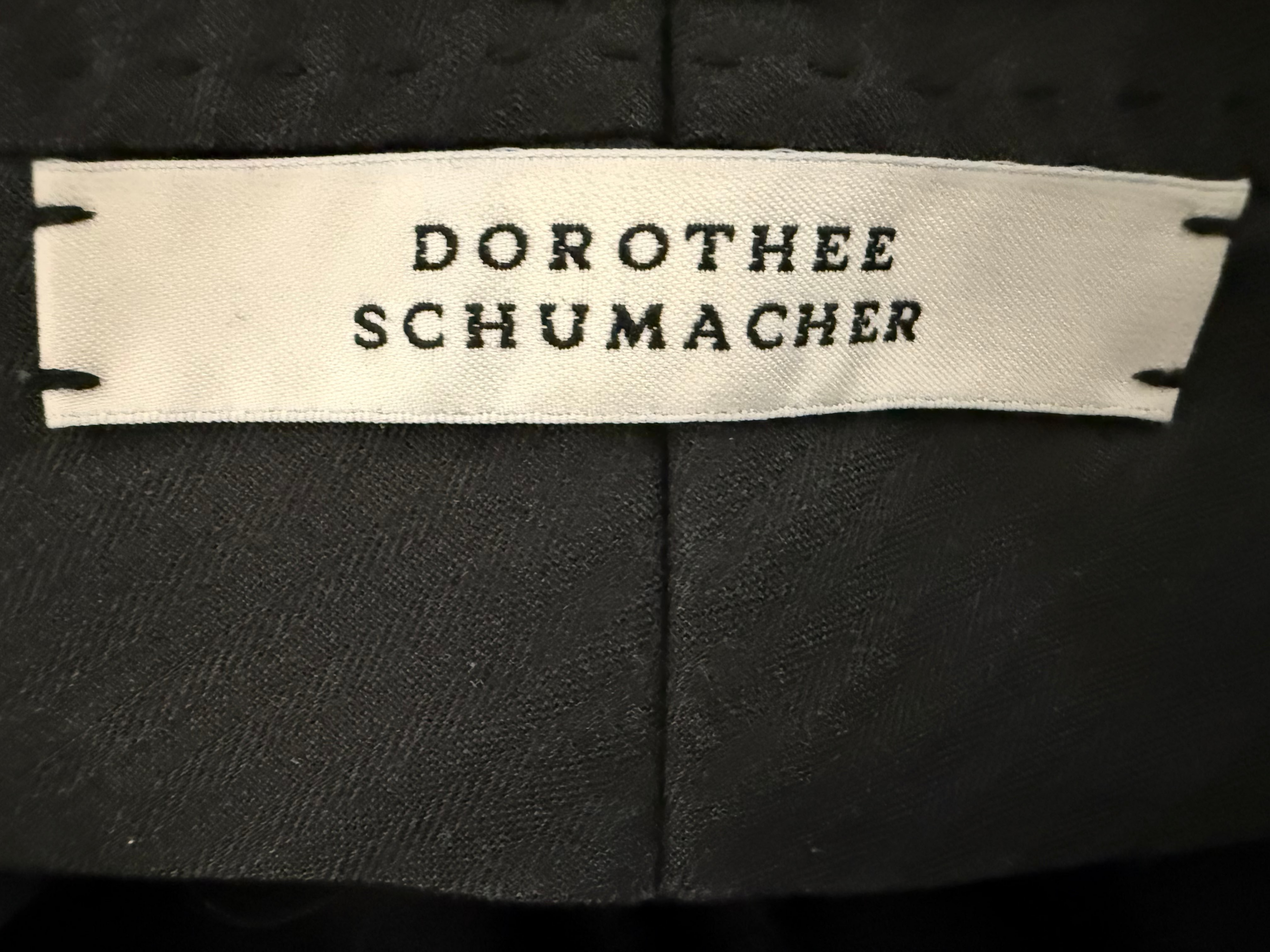 Dorothee Schumacher Hose Hosenanzug Punto Milano schwarz Second Hand