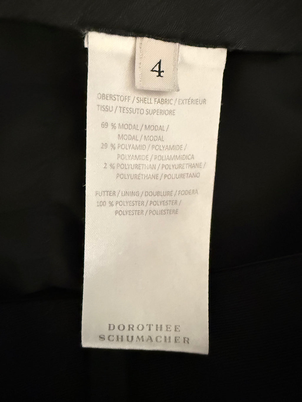 Dorothee Schumacher Hose schwarz Hosenanzug