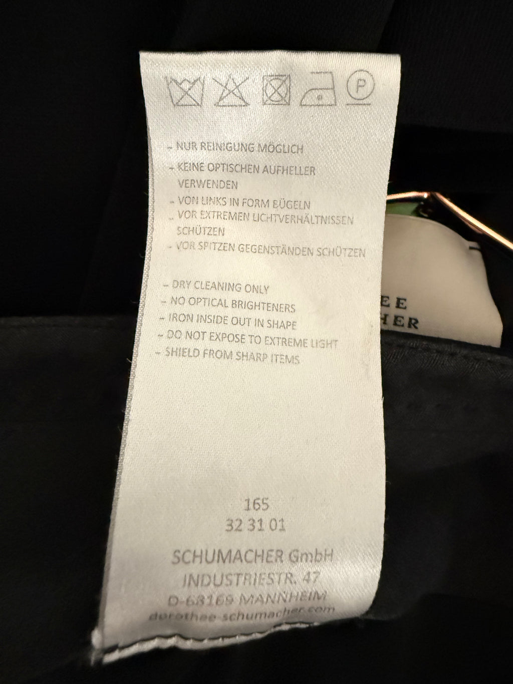 Dorothee Schumacher Punto Milano schwarz Hose Hosenanzug