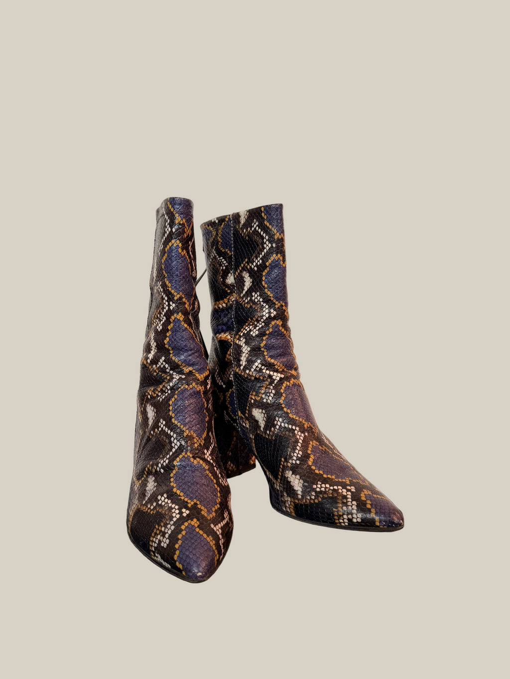 DorotheeSchumacher_Stiefelette_Python_39_ Ankle Boats Second Hand