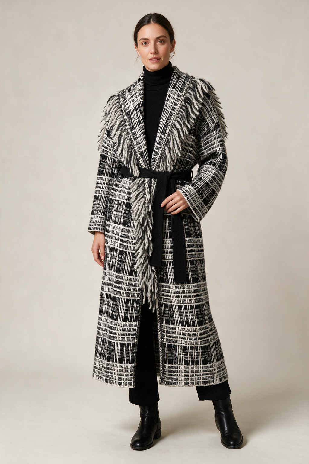 Dorothee Schumacher Strickmantel mit Fransen, One size