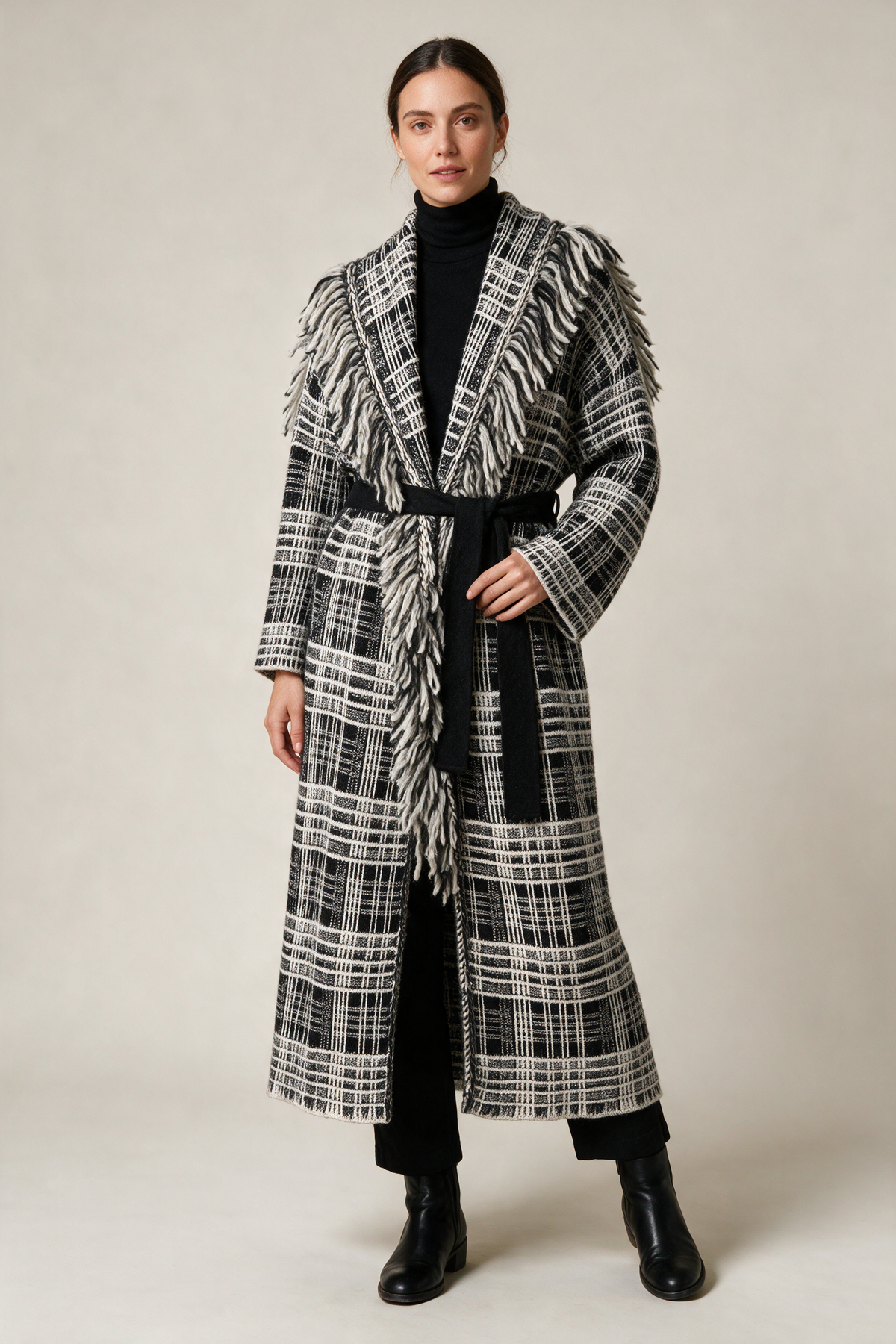 Dorothee Schumacher Strickmantel mit Fransen, One size