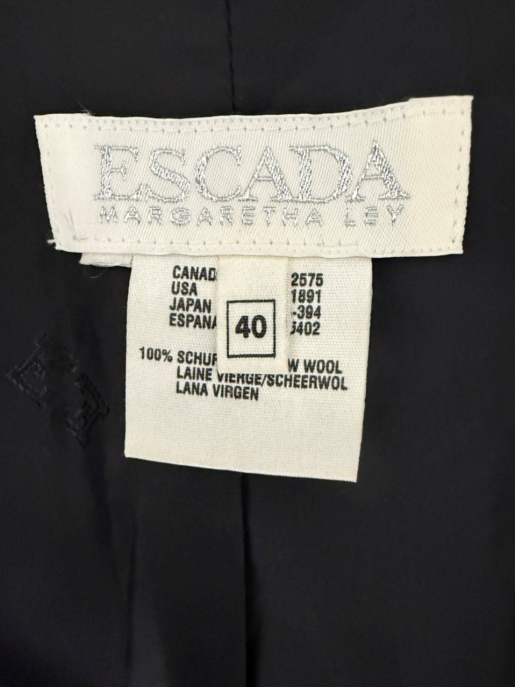 Escada Margaretha Ley | Mantel | 40 |Dunkelgrau