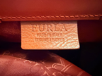 Furla_Tote_Rostbraun_ Leder Mixgoldene Hardware Second Hand