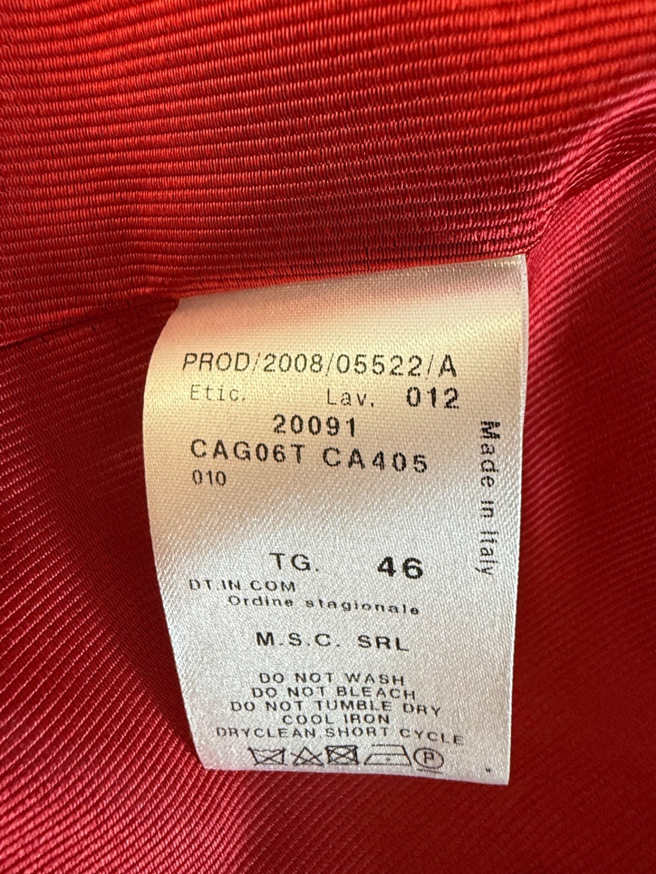Giorgio_Armani_Blazer_rot_Hahnentritt