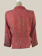 Giorgio_Armani_Blazer_rot_Hahnentritt