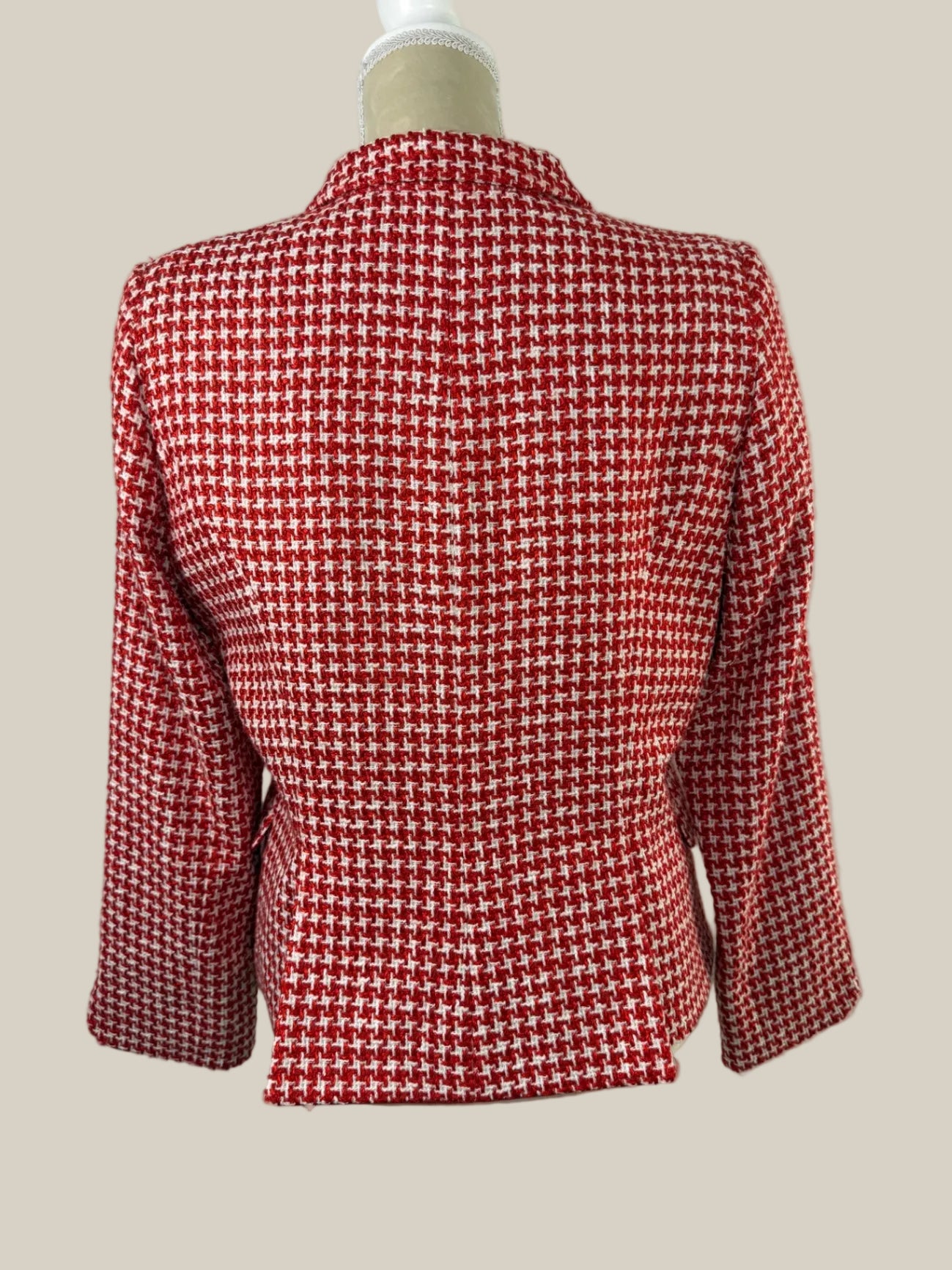Giorgio_Armani_Blazer_rot_Hahnentritt