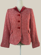 Giorgio_Armani_Blazer_rot_Hahnentritt