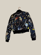 LOVEMOSCHINO_Bomberjacke_Spaceprint_40_ Second Hnd
