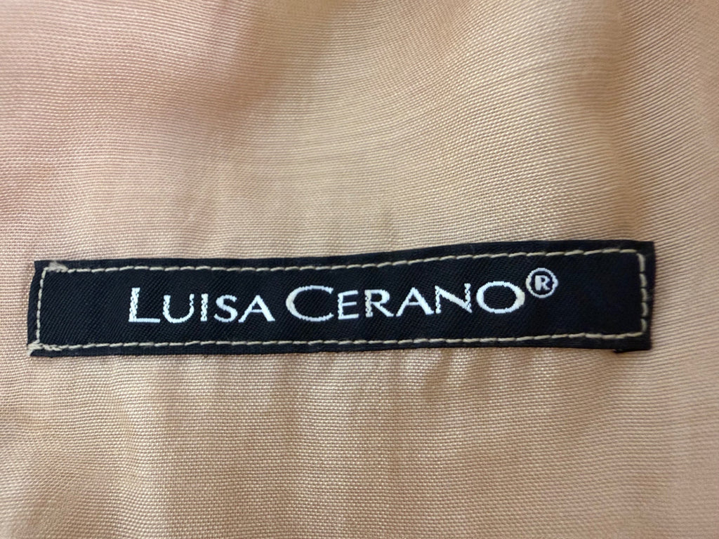 Luis Cerano | Kleid | 40 |Beige, bunt (mit buntem Kreisprint)
