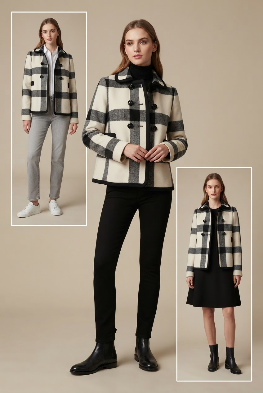 MAX&CO Jacke aus Schurwolle in Gr. 40