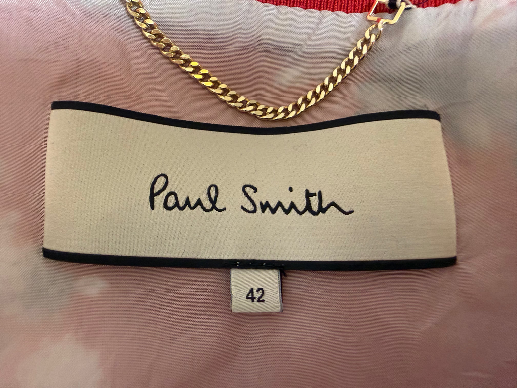 PaulSmith_Bomberjacke_rot_floral_ Second Hand