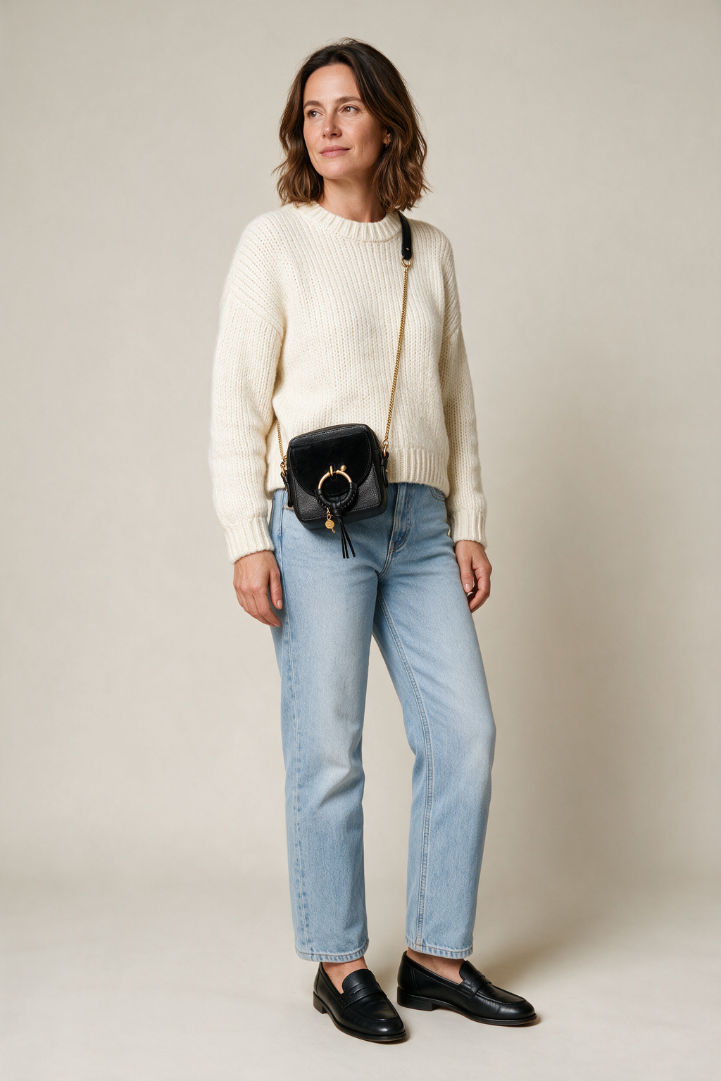 See by Chloé Joan Camera Bag, schwarz / gold