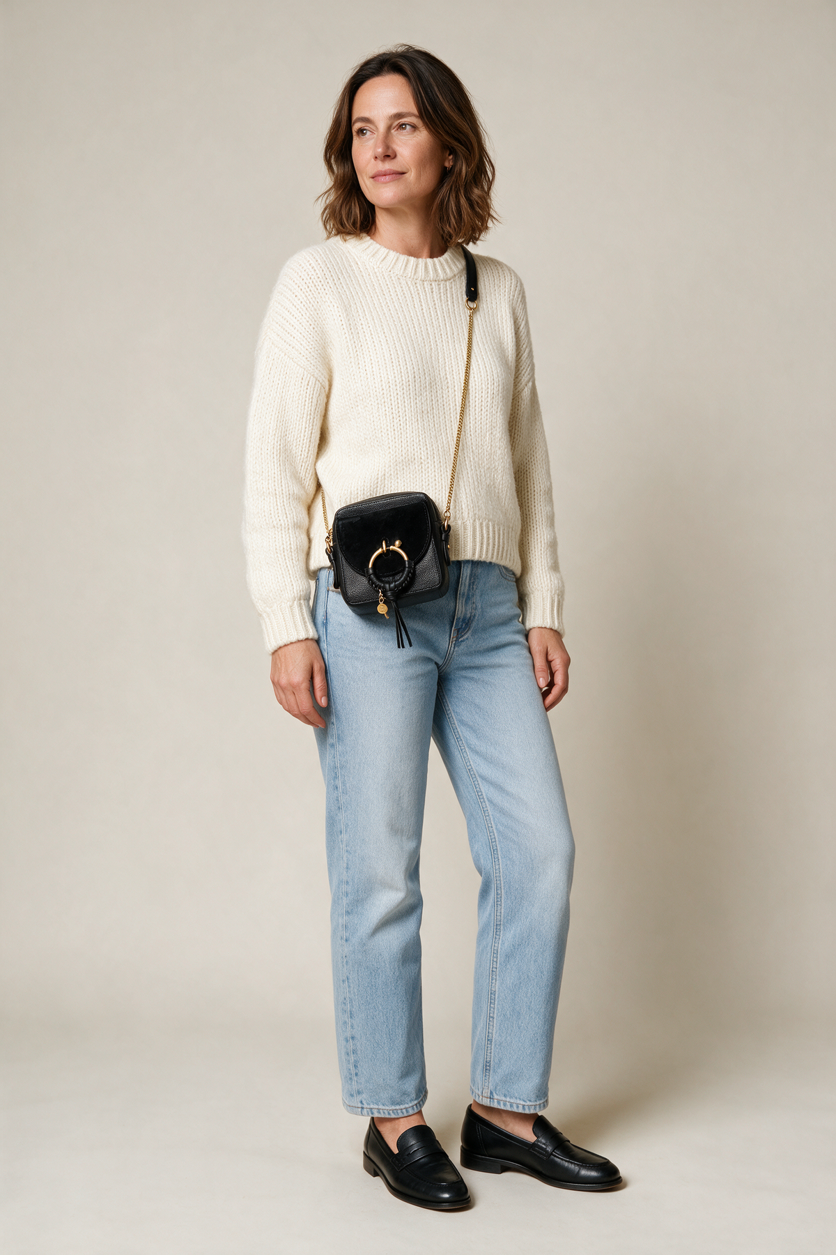 See by Chloé Joan Camera Bag, schwarz / gold