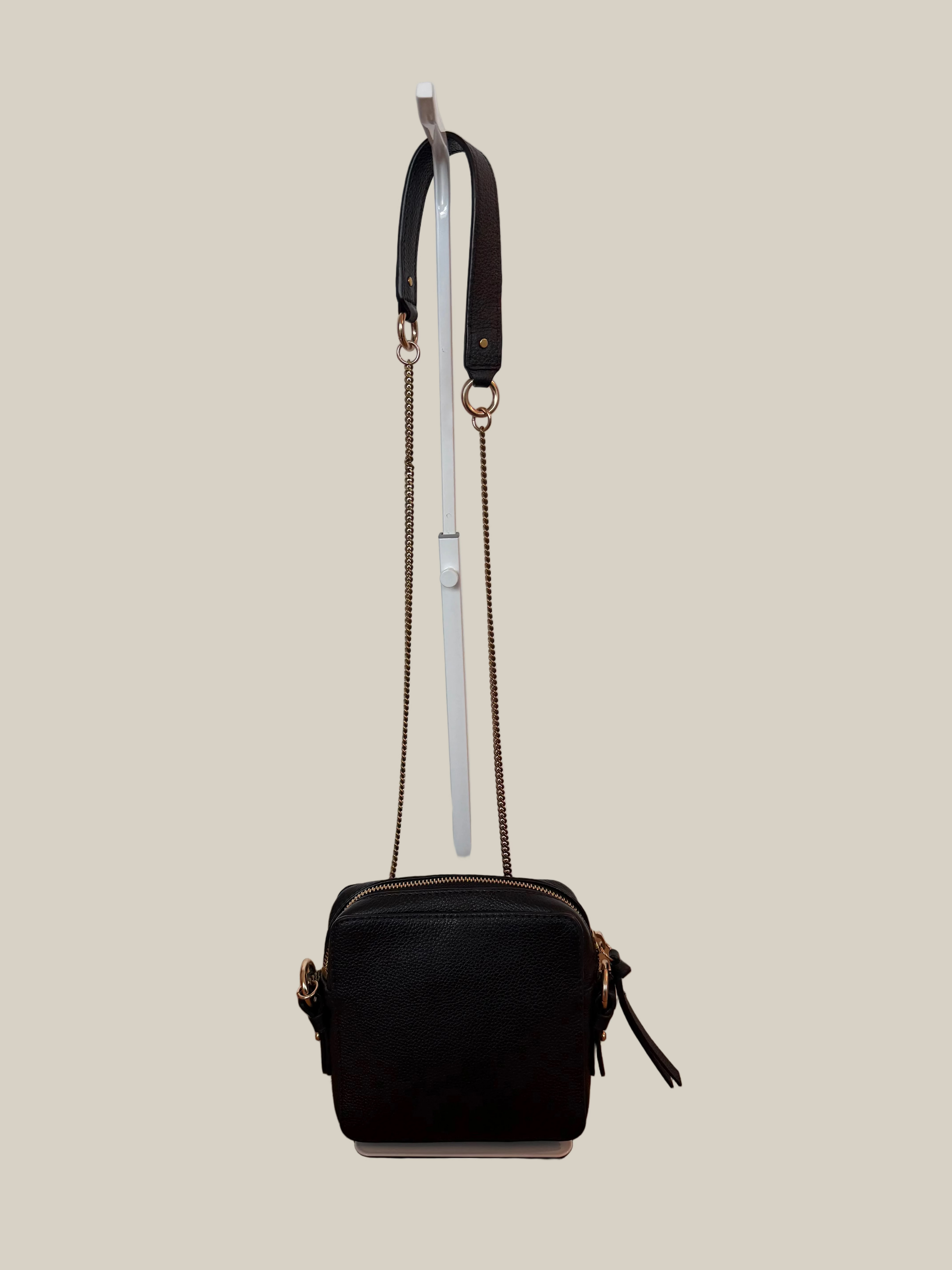 SeebyChloe_CameraBag_schwarzGold Second Hand