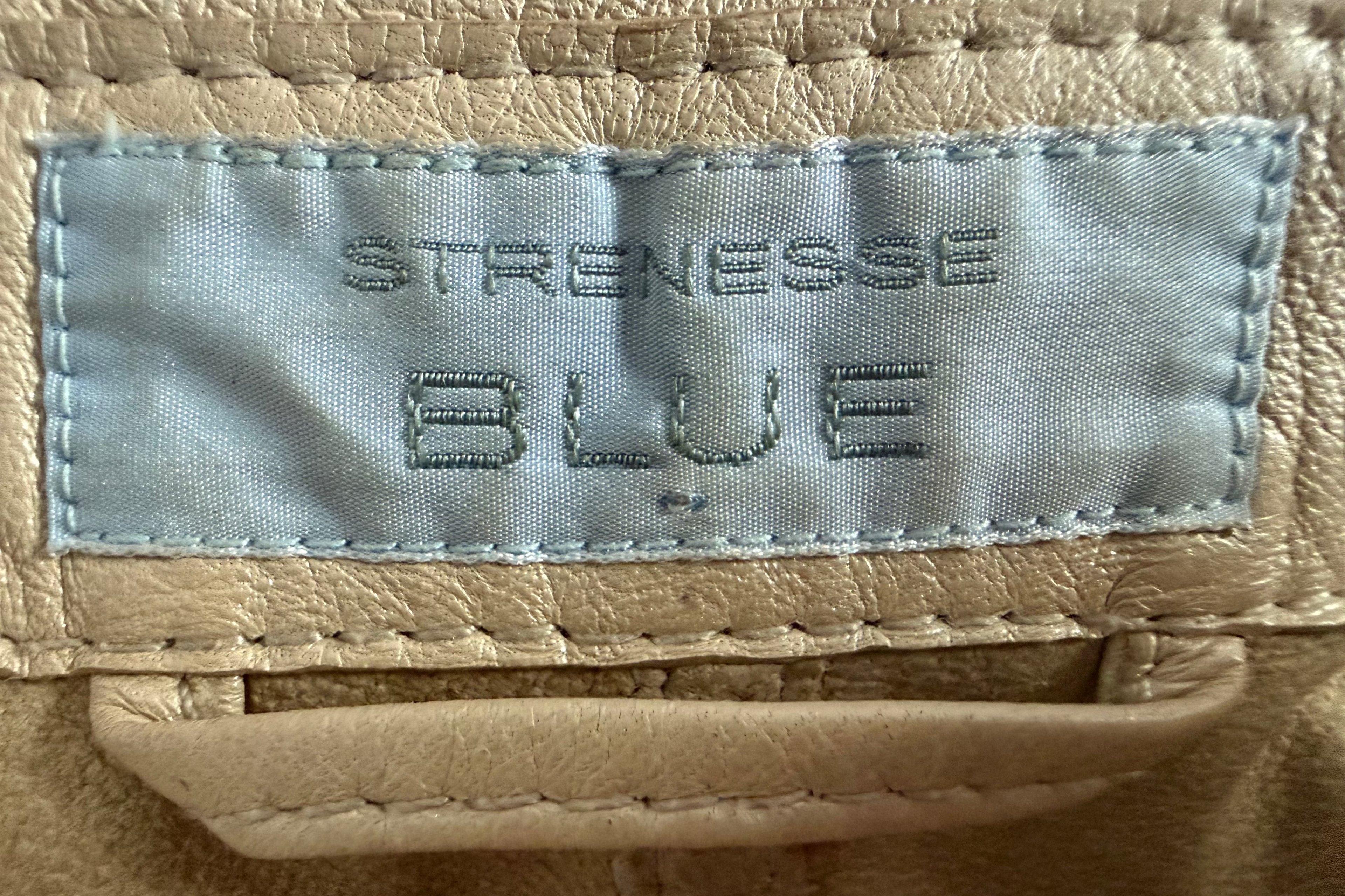 Strenesse Blue Lederjacke Markenetikett Gr. 38 Second Hand