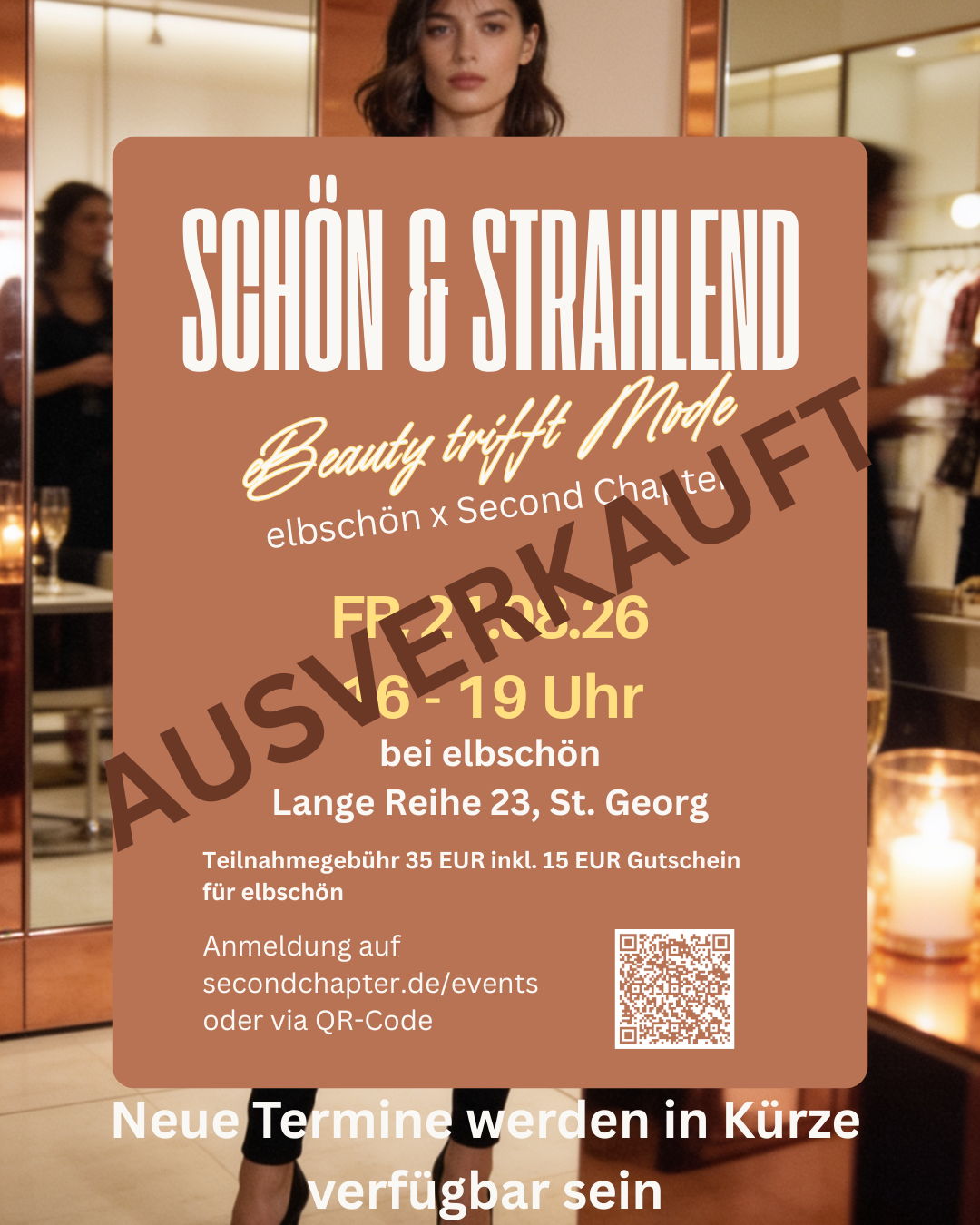 21.08.2026 16 Uhr: Schön & Strahlend • Beauty trifft Mode bei elbschön
