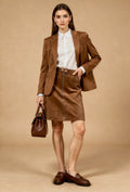 WEEKEND MaxMara Rock aus Lederimitat in Gr. M