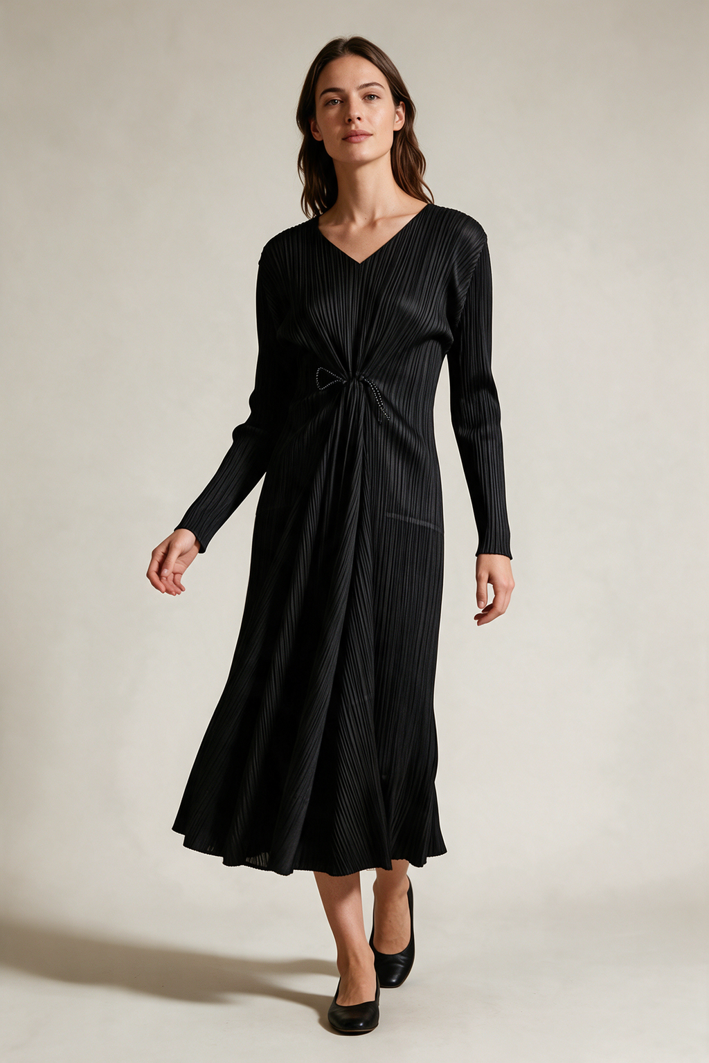 PLEATS PLEASE ISSEY MIYAKE Plissee-Kleid, Längen-Gr. 5