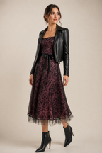 HUGO BOSS Spitzen-Kleid in Gr. 36